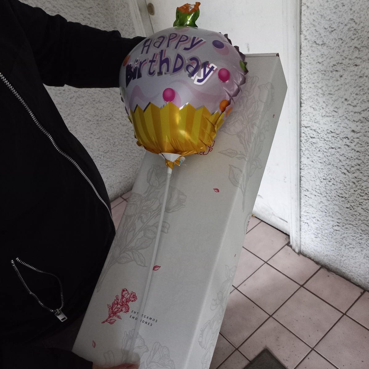 Globo Happy Birthday Cupcake - Pedido 254641